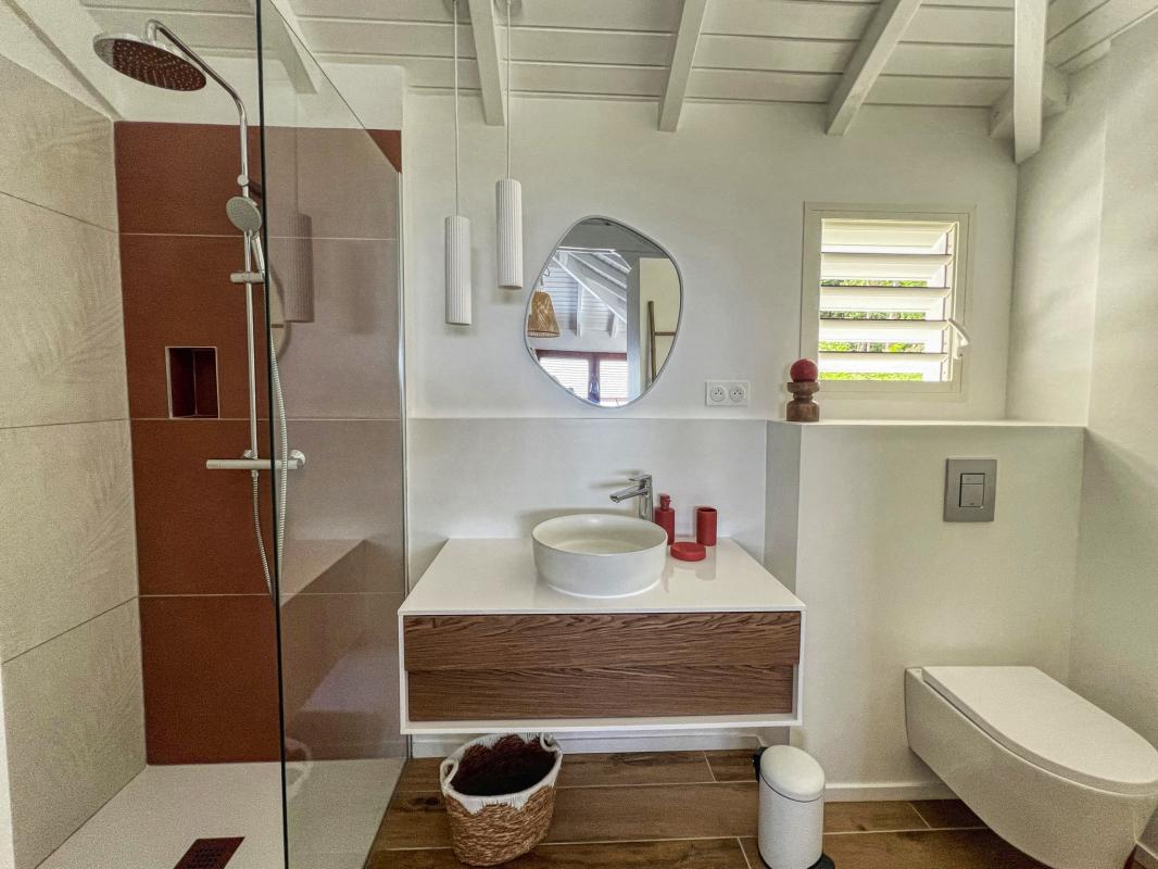 31_Location villa  vue mer Deshaies Guadeloupe_Chambre Vue Mer